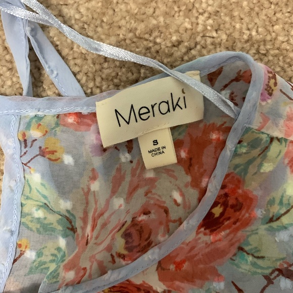 Donated Meraki shirt size small with ruffles EUC - Picture 4 of 9